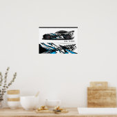 Poster de course automobile (Cuisine)