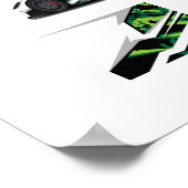 Poster de course automobile (Coin)