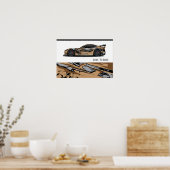 Poster de course automobile (Cuisine)