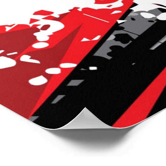 Poster de course automobile (Coin)