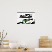 Poster de course automobile (Cuisine)