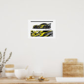 Poster de course automobile (Cuisine)