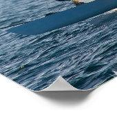 Poster de course en voilier (Coin)