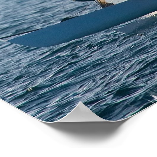 Poster de course en voilier (Coin)