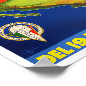 Poster de course vintage Carrera Panamericana 1954 (Coin)