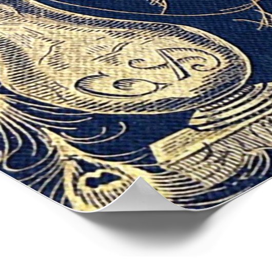 Poster de couverture antique Fierté & Préjudice (Coin)