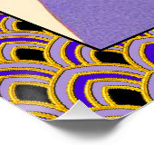 Poster de couverture Art Déco Magazine Vintage. (Coin)