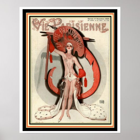 Poster de couverture Art Déco Vie Parisienne 16 x (Devant)