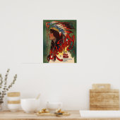 Poster de couverture de musique en feuille indienn (Cuisine)