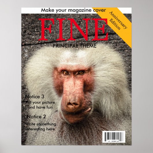 Poster de couverture du magazine (Devant)