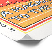 Poster de couverture du magazine d'art vintage (Coin)