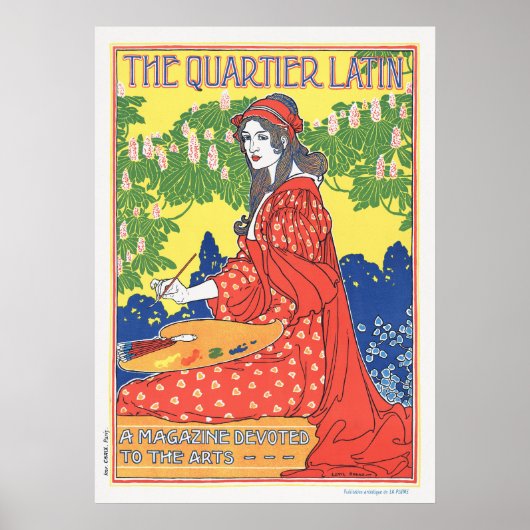 Poster de couverture du magazine d'art vintage (Devant)