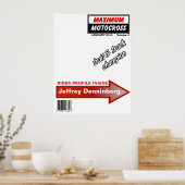 Poster de couverture du magazine Dirt Bike Motocro (Cuisine)