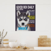 Poster de couverture du magazine Siberian Husky Pa (Cuisine)