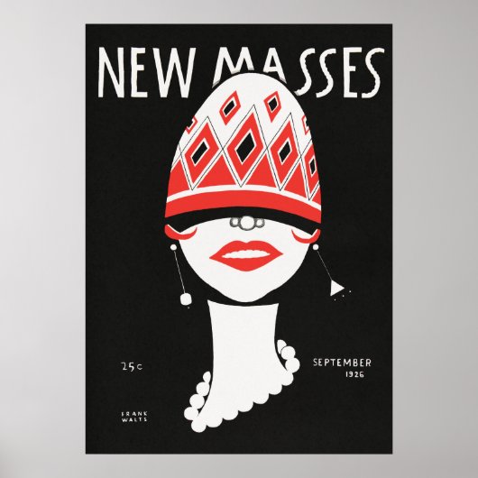 Poster de couverture du magazine vintage (Devant)