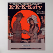 Poster de couverture musicale K-K-Katy au début de (Devant)