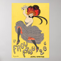 Poster de couverture/publicité du magazine vintage