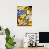 Poster de couverture vintage Paris Almanach (Bureau à domicile)