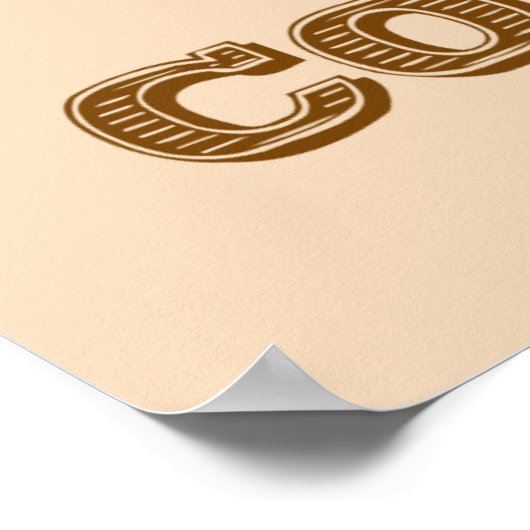 Poster de Cowboy - Changer les couleurs! (Coin)