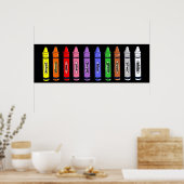 Poster de Crayons (Cuisine)