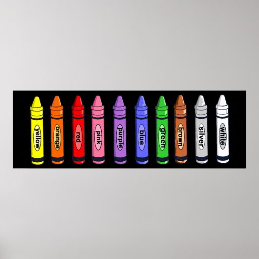 Poster de Crayons (Devant)
