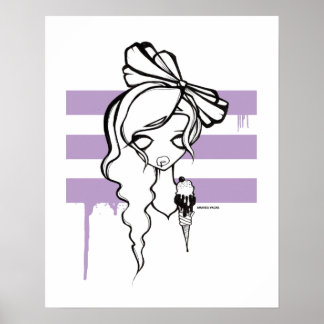 Poster de crème, 16x20