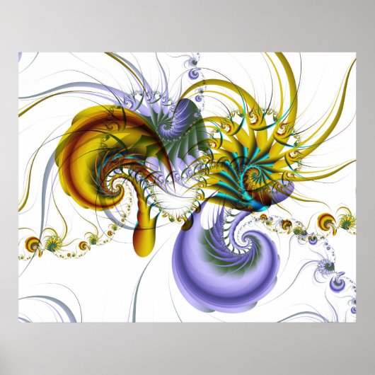 Poster de crevettes chromatiques (Devant)