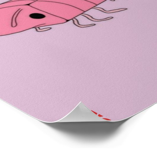 Poster de crevettes Limitée (Coin)