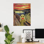 Poster de cri de singe de Sock (Bureau à domicile)