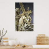 Poster de croix de Jésus-Christ (Cuisine)