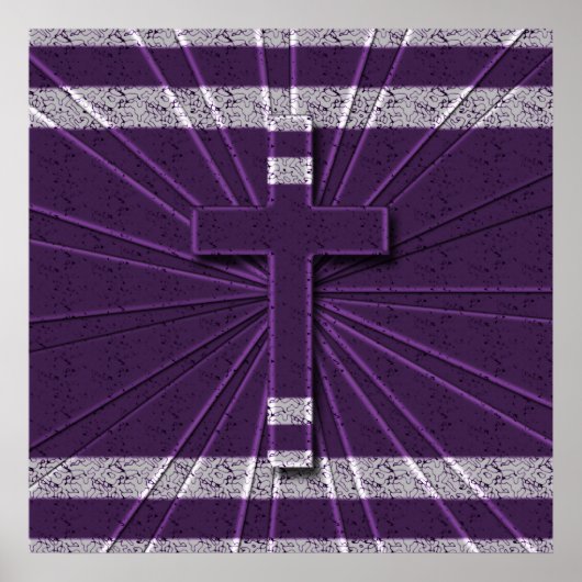 POSTER DE CROIX ÉLÉGANT (Devant)