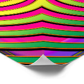 POSTER DE CROIX RÉTRO COLORÉ (Coin)