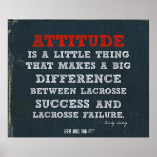 Poster de crosse avec attitude!