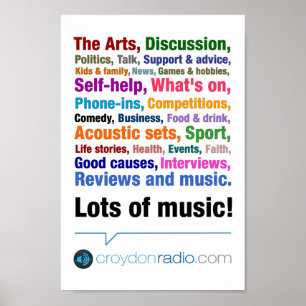 Poster de Croydon Radio A4