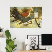 Poster de Cuckoo Birds with Modern Art (Bureau à domicile)