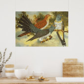 Poster de Cuckoo Birds with Modern Art (Cuisine)