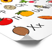 Poster de cuisine A à Z (Coin)