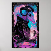 Poster de cuisine de la carte Devil Tarot (Devant)