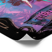 Poster de cuisine de la carte Tarot Trois épées (Coin)