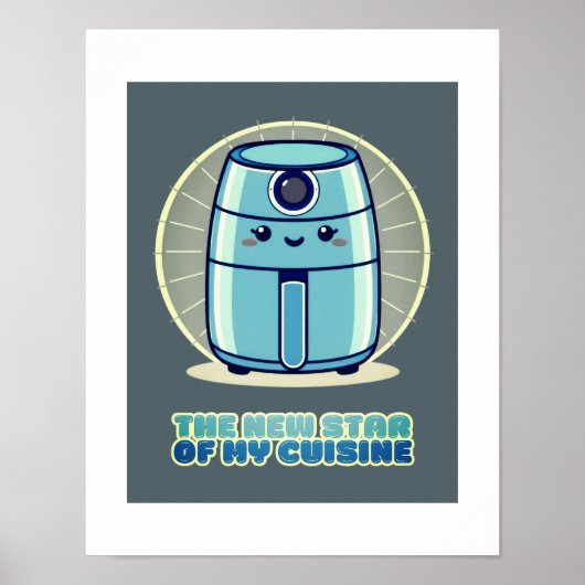 Poster de cuisine de l'Air fryer (Devant)