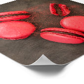 Poster de cuisine de Macarons doux | Macarons rose (Coin)