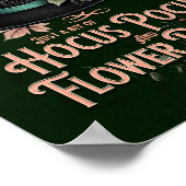 Poster de cuisine Hocus Pocus et Flower Power (Coin)