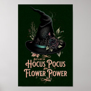 Poster de cuisine Hocus Pocus et Flower Power