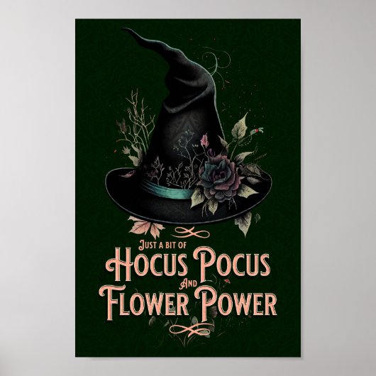 Poster de cuisine Hocus Pocus et Flower Power (Devant)