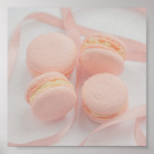 Poster de cuisine Macarons rose sucré | Macarons (Devant)