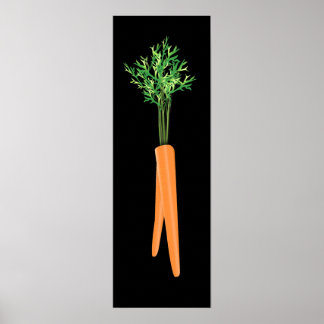 Poster de cuisine moderne et audacieuse Carrot