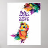 Poster de cuisine. OEuvre murale. Cadeau ménager (Devant)