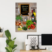 Poster de cuisine personnalisable (Bureau à domicile)