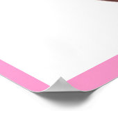 Poster de Cupcake rose Artwork - Mur Design Cuisin (Coin)