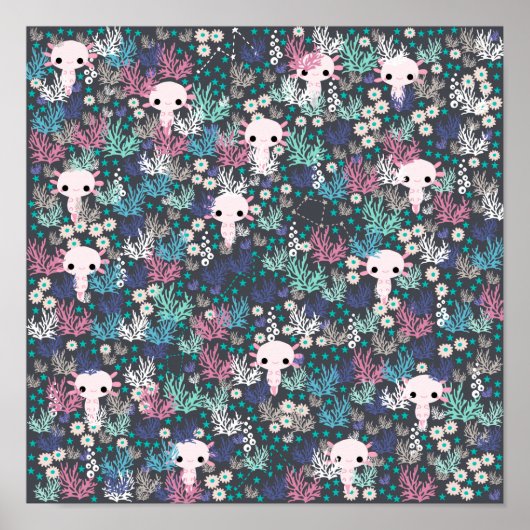 Poster de Cute Axolotl (Devant)